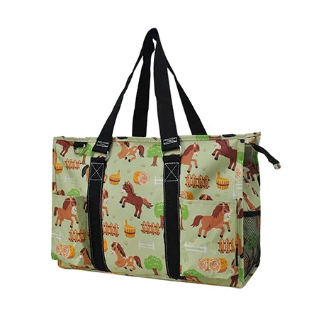 Style Upgrade Pasture Pony NGIL Zippered Caddy Organizer Tote Bag Trendy Purses At Exclusive Promotional Rates Style Upgrade Pasture Pony NGIL Zippered Caddy Organizer Tote Bag Trendy Purses At Exclusive Promotional Rates