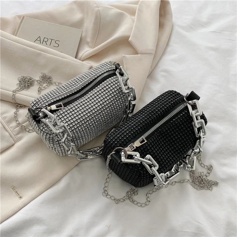 Luxury Bags On Sale Wholesale Rhinestone Chain Fashion Personality Crossbody Underarm Bag Upgrade Your Look With Our Exclusive Bag Deals Luxury Bags On Sale Wholesale Rhinestone Chain Fashion Personality Crossbody Underarm Bag Upgrade Your Look With Our Exclusive Bag Deals