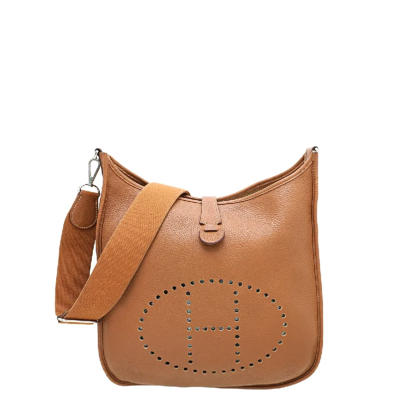 Flash Sale, Don't Miss Hermes Gold Evelyne III PM Bag Flash Sale On Handbags