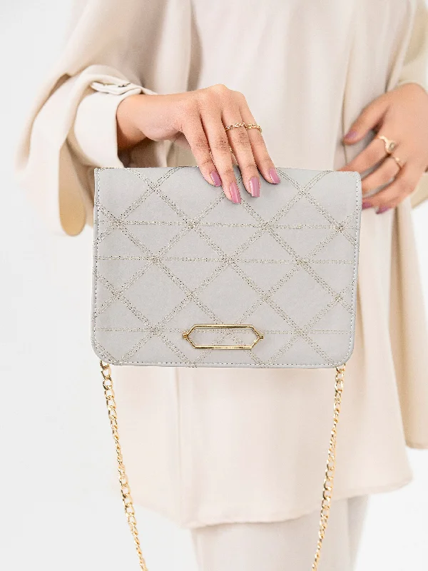 Stitch Pattern Clutch Elegant Bags, Limited Stock Available