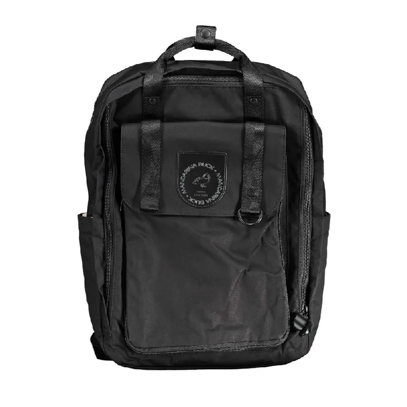 Mandarina Duck Black Cotton Backpack Designer Bags At Lower Prices