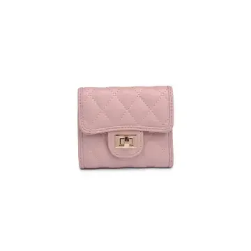 Shantel Quilted Wallet- Rose