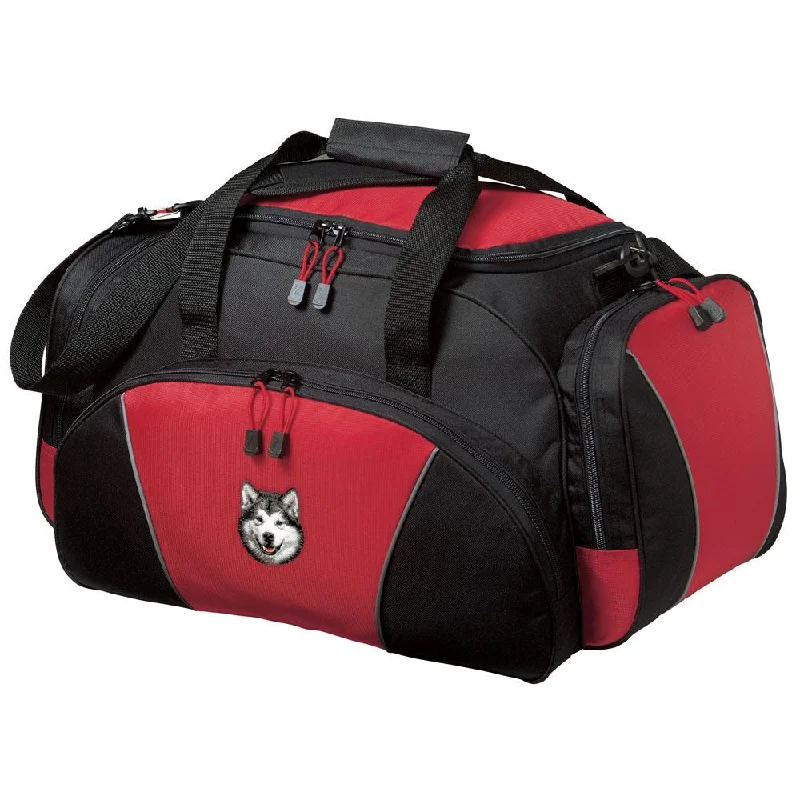 Alaskan Malamute Embroidered Duffel Bags Must-Have Bags With Big Savings