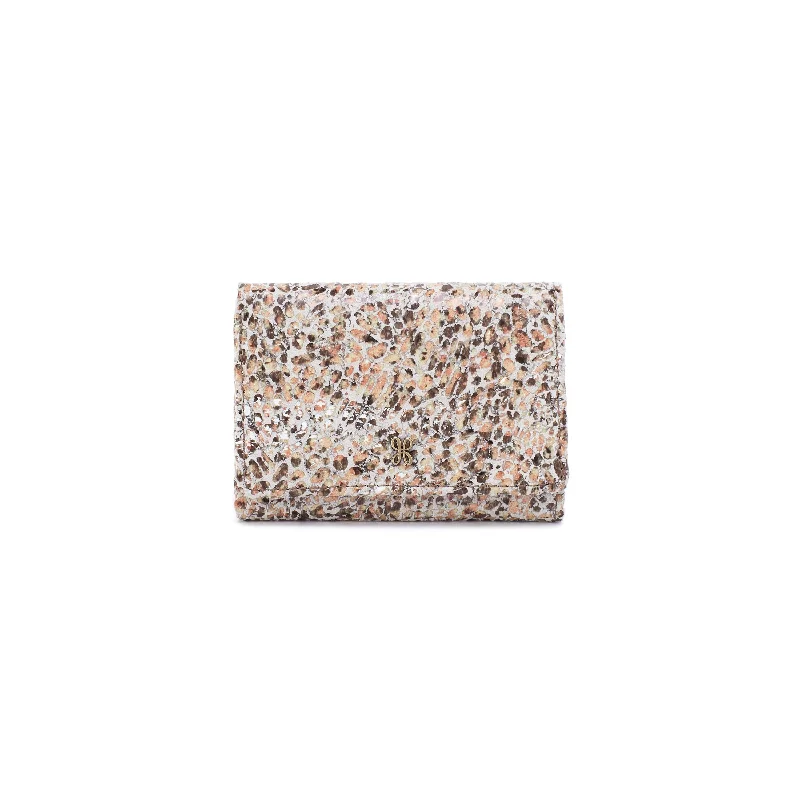 Jill Mini Trifold Wallet in Terrazzo Stylish Handbags With Exclusive Online Discounts Jill Mini Trifold Wallet in Terrazzo Stylish Handbags With Exclusive Online Discounts