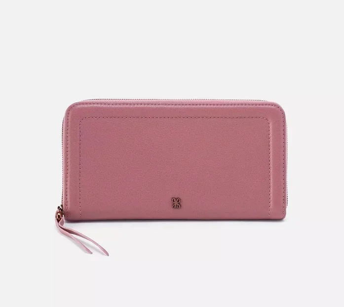 Nila Large Zip Around Continental Wallet in Mauve Everyday Elegance At Lower Prices Nila Large Zip Around Continental Wallet in Mauve Everyday Elegance At Lower Prices