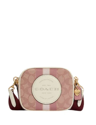 Big Savings Coach Mini Dempsey Camera Bag In Signature Jacquard With Coach Patch And Heart Charm Classic And Modern Handbags Now More Affordable Big Savings Coach Mini Dempsey Camera Bag In Signature Jacquard With Coach Patch And Heart Charm Classic And Modern Handbags Now More Affordable